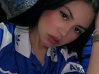 Hincha - Tribunera - Chica - "@Faventinaa" Fanatica de la Barra: Blue Rain • Club: Millonarios