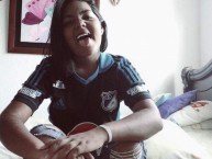 Hincha - Tribunera - Chica - "Yurani Cano" Fanatica de la Barra: Comandos Azules • Club: Millonarios