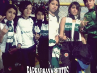 Hincha - Tribunera - Chica - "Tres Barristas Aseguradoras" Fanatica de la Barra: Distrito Asegurador • Club: La Equidad • País: Colombia