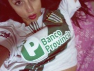Hincha - Tribunera - Chica - "Melany" Fanatica de la Barra: La Banda del Sur • Club: Banfield