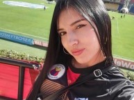Hincha - Tribunera - Chica - Fanatica de la Barra: La Banda Tricolor • Club: Deportivo Pasto