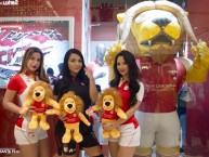 Hincha - Tribunera - Chica - Fanatica de la Barra: La Guardia Albi Roja Sur • Club: Independiente Santa Fe
