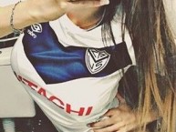 Hincha - Tribunera - Chica - Fanatica de la Barra: La Pandilla de Liniers • Club: Vélez Sarsfield