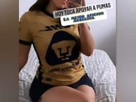 Hincha - Tribunera - Chica - Fanatica de la Barra: La Rebel • Club: Pumas
