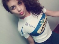 Hincha - Tribunera - Chica - Fanatica de la Barra: Los Cruzados • Club: Universidad Católica