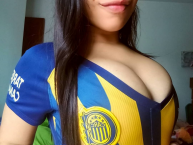 Hincha - Tribunera - Chica - Fanatica de la Barra: Los Guerreros • Club: Rosario Central