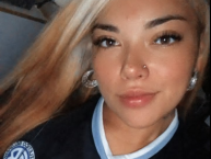 Hincha - Tribunera - Chica - Fanatica de la Barra: Los Piratas Celestes de Alberdi &bull; Club: Belgrano &bull; País: Argentina