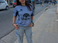 Hincha - Tribunera - Chica - Fanatica de la Barra: Los Piratas Celestes de Alberdi &bull; Club: Belgrano &bull; País: Argentina