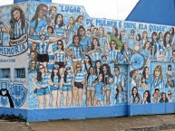 Mural - Graffiti - Pintada - Mural de la Barra: Alma Celeste • Club: Paysandu