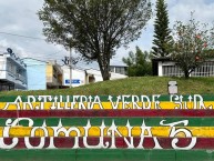 Mural - Graffiti - Pintada - Mural de la Barra: Artillería Verde Sur &bull; Club: Deportes Quindío