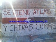 Mural - Graffiti - Pintadas - Mural de la Barra: Barra 51 • Club: Atlas • País: México