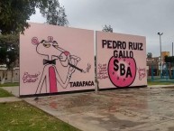 Mural - Graffiti - Pintada - Mural de la Barra: Barra Popular Juventud Rosada • Club: Sport Boys