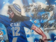 Mural - Graffiti - Pintada - "Te aliento hasta la muerte" Mural de la Barra: Boca del Pozo • Club: Emelec