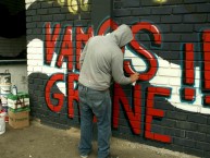 Mural - Graffiti - Pintada - "Vamos Grone" Mural de la Barra: Comando SVR • Club: Alianza Lima