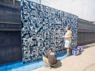 Mural - Graffiti - Pintadas - "TODAS LAS SANGRES - ALIANZA LIMA" Mural de la Barra: Comando SVR &bull; Club: Alianza Lima &bull; País: Peru
