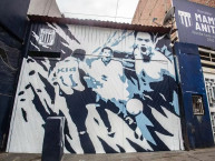Mural - Graffiti - Pintadas - "TODAS LAS SANGRES - ALIANZA LIMA" Mural de la Barra: Comando SVR &bull; Club: Alianza Lima &bull; País: Peru