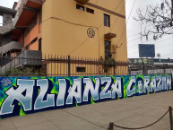 Mural - Graffiti - Pintadas - "TODAS LAS SANGRES - ALIANZA LIMA" Mural de la Barra: Comando SVR &bull; Club: Alianza Lima &bull; País: Peru