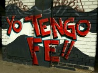 Mural - Graffiti - Pintada - "Yo tengo fe" Mural de la Barra: Comando SVR • Club: Alianza Lima