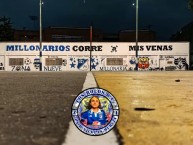 Mural - Graffiti - Pintada - "Villemar Fontibon" Mural de la Barra: Comandos Azules • Club: Millonarios
