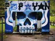 Mural - Graffiti - Pintada - Mural de la Barra: Comandos Azules &bull; Club: Millonarios