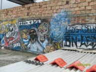 Mural - Graffiti - Pintada - Mural de la Barra: Comandos Azules • Club: Millonarios