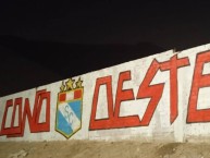 Mural - Graffiti - Pintada - Mural de la Barra: Extremo Celeste • Club: Sporting Cristal