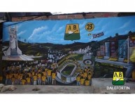 Mural - Graffiti - Pintadas - "Barrio Girardot Bucaramanga Mural" Mural de la Barra: Fortaleza Leoparda Sur • Club: Atlético Bucaramanga • País: Colombia