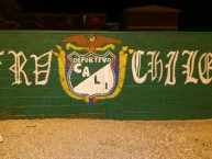 Mural - Graffiti - Pintada - "CHILE" Mural de la Barra: Frente Radical Verdiblanco &bull; Club: Deportivo Cali