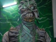 Mural - Graffiti - Pintada - Mural de la Barra: Frente Radical Verdiblanco &bull; Club: Deportivo Cali