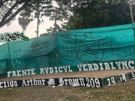 Mural - Graffiti - Pintada - Mural de la Barra: Frente Radical Verdiblanco &bull; Club: Deportivo Cali