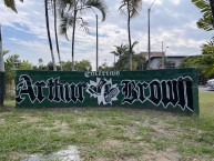 Mural - Graffiti - Pintada - Mural de la Barra: Frente Radical Verdiblanco &bull; Club: Deportivo Cali