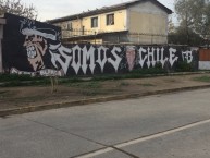 Mural - Graffiti - Pintadas - "LOS MAITENES GARRA BLANCA" Mural de la Barra: Garra Blanca • Club: Colo-Colo • País: Chile