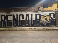 Mural - Graffiti - Pintadas - "mural RENCALBOS" Mural de la Barra: Garra Blanca &bull; Club: Colo-Colo &bull; País: Chile