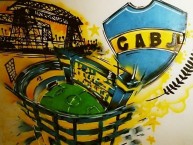 Mural - Graffiti - Pintadas - Mural de la Barra: La 12 • Club: Boca Juniors • País: Argentina