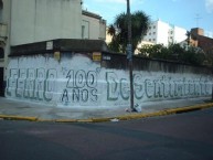 Mural - Graffiti - Pintada - Mural de la Barra: La Banda 100% Caballito • Club: Ferro Carril Oeste