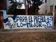 Mural - Graffiti - Pintada - "Mural en el barrio de los hornos" Mural de la Barra: La Banda de Fierro 22 • Club: Gimnasia y Esgrima