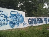 Mural - Graffiti - Pintada - "Los hornos fiel al lobo" Mural de la Barra: La Banda de Fierro 22 • Club: Gimnasia y Esgrima
