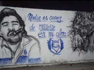 Mural - Graffiti - Pintada - "Triperos al Palo!" Mural de la Barra: La Banda de Fierro 22 &bull; Club: Gimnasia y Esgrima