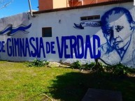 Mural - Graffiti - Pintada - "Triperos al palo" Mural de la Barra: La Banda de Fierro 22 &bull; Club: Gimnasia y Esgrima