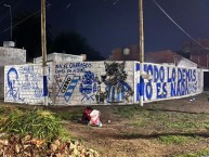 Mural - Graffiti - Pintadas - "Barrio el churrasco" Mural de la Barra: La Banda de Fierro 22 &bull; Club: Gimnasia y Esgrima &bull; País: Argentina