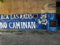 Mural - Graffiti - Pintada - "Barrio UOM fiel al lobo" Mural de la Barra: La Banda de Fierro 22 &bull; Club: Gimnasia y Esgrima