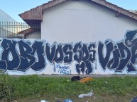 Mural - Graffiti - Pintadas - "La que va de corazon!" Mural de la Barra: La Banda de Fierro 22 &bull; Club: Gimnasia y Esgrima &bull; País: Argentina