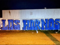 Mural - Graffiti - Pintadas - "Los Hornos, barrio tripero" Mural de la Barra: La Banda de Fierro 22 &bull; Club: Gimnasia y Esgrima &bull; País: Argentina