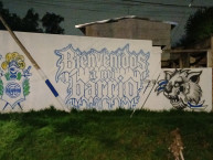 Mural - Graffiti - Pintadas - "¡Bienvenidos a mi barrio gorina!" Mural de la Barra: La Banda de Fierro 22 &bull; Club: Gimnasia y Esgrima &bull; País: Argentina