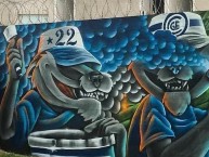Mural - Graffiti - Pintadas - Mural de la Barra: La Banda de Fierro 22 • Club: Gimnasia y Esgrima • País: Argentina