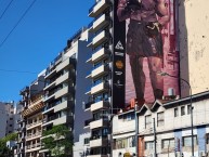 Mural - Graffiti - Pintada - "Ringo Bonavena, avenida Jujuy y avenida Caseros" Mural de la Barra: La Banda de la Quema &bull; Club: Huracán