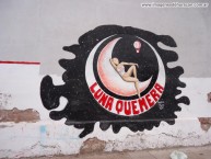 Mural - Graffiti - Pintada - "quemera en la luna" Mural de la Barra: La Banda de la Quema • Club: Huracán
