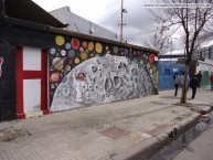 Mural - Graffiti - Pintada - "El globo en la luna" Mural de la Barra: La Banda de la Quema • Club: Huracán