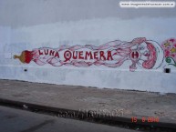 Mural - Graffiti - Pintada - "luna quemera" Mural de la Barra: La Banda de la Quema • Club: Huracán