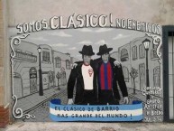 Mural - Graffiti - Pintada - "somos clásico no enemigos" Mural de la Barra: La Banda de la Quema • Club: Huracán